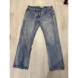 Red Camel Men's Jeans Size 36x34 Medium Wash Blue Denim Retro Straigh